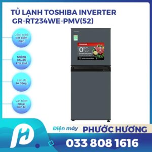 Tủ lạnh Toshiba Inverter 180 lít GR-RT234WE-PMV(52)
