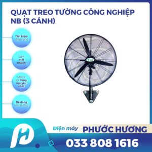Quạt công nghiệp treo tường NB (3 cánh)
