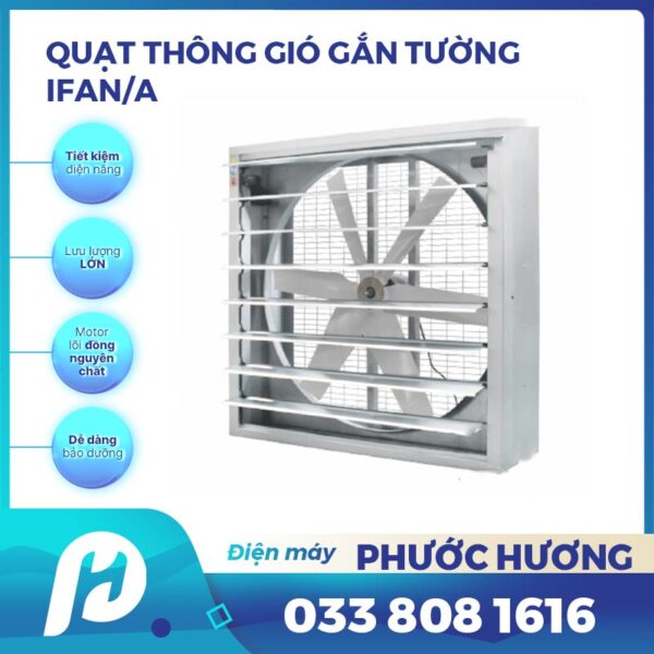 Quạt hút dạng vuông IFAN-36A