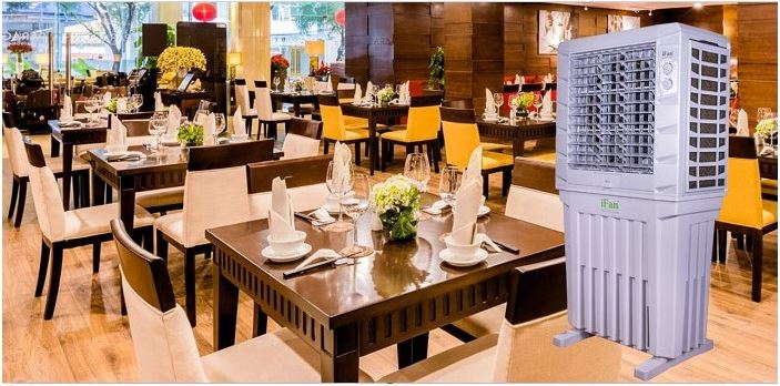Quạt hơi nước iFan 12000a dùng cho nhà hàng